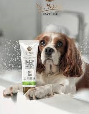 Suņu šampūns pret niezi, blusām un ērcēm